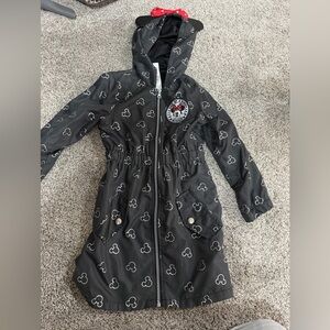 Disney Black Minnie Mouse Raincoat